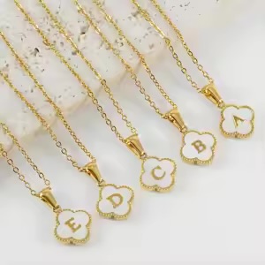 Alphabet artificial jewellery (pendant necklace )