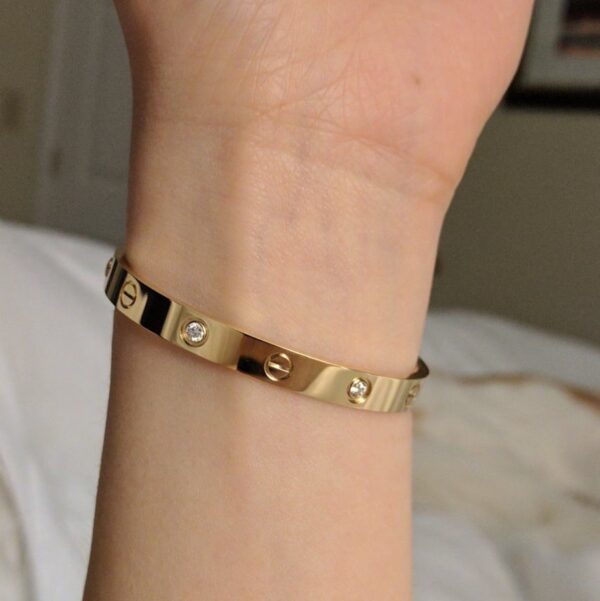 Gold Cartier bracelet