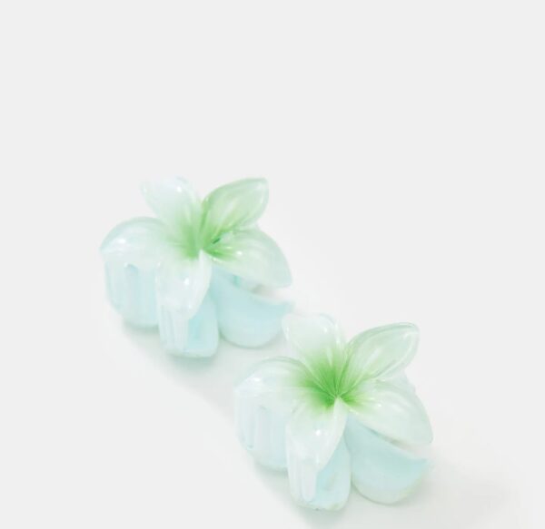 2 cute dainty hair clip flower shape - Image 7