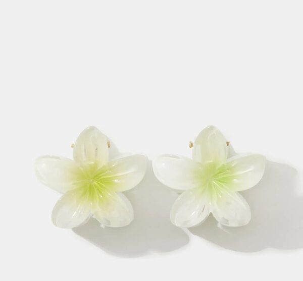 2 cute dainty hair clip flower shape - Image 3