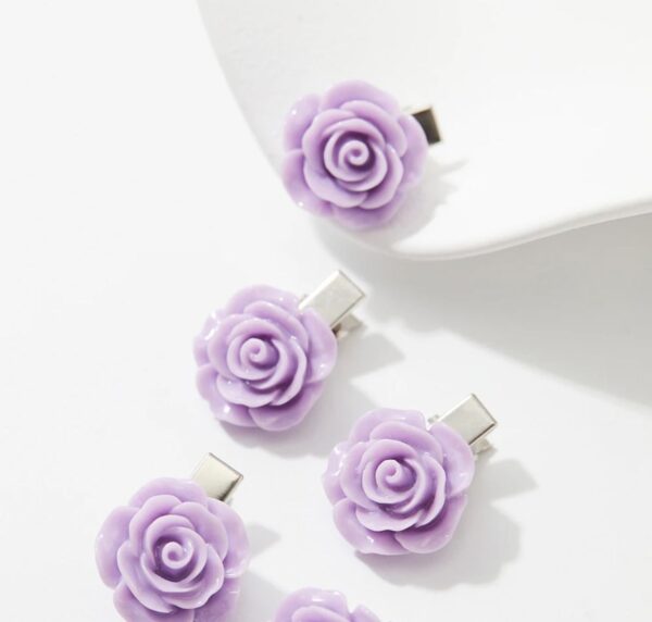 Floral hair clip - Image 2