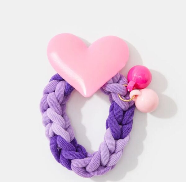 Valentines special heart hair tie