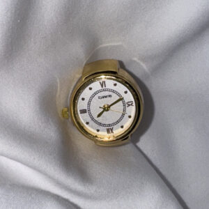 Ring watch gold