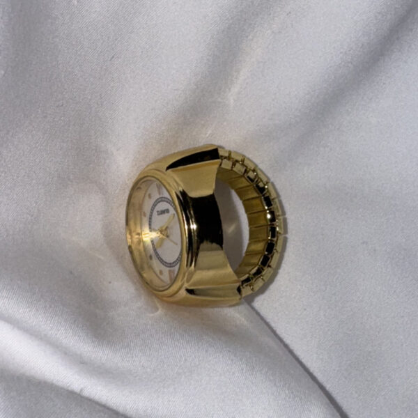 Ring watch gold - Image 3