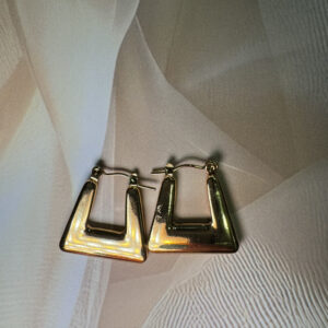 Classic gold plated earrings