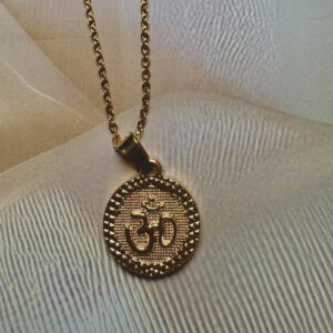 Om pendant necklace