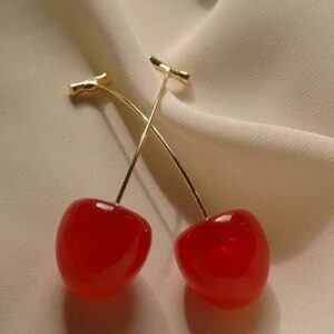 Cherry earrings 🍒