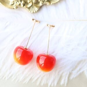 Cherry earrings 🍒