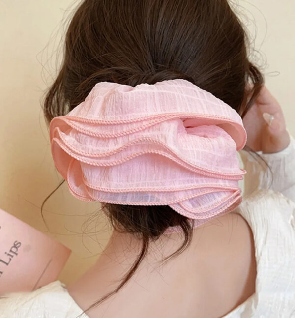Pookie pink hair tie