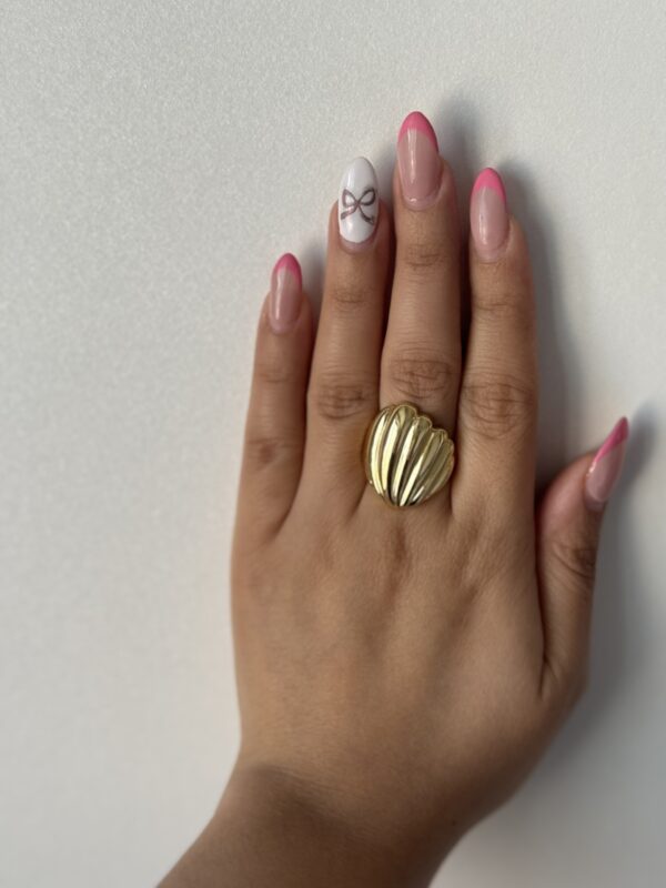 🐚 shel gold ring - Image 2