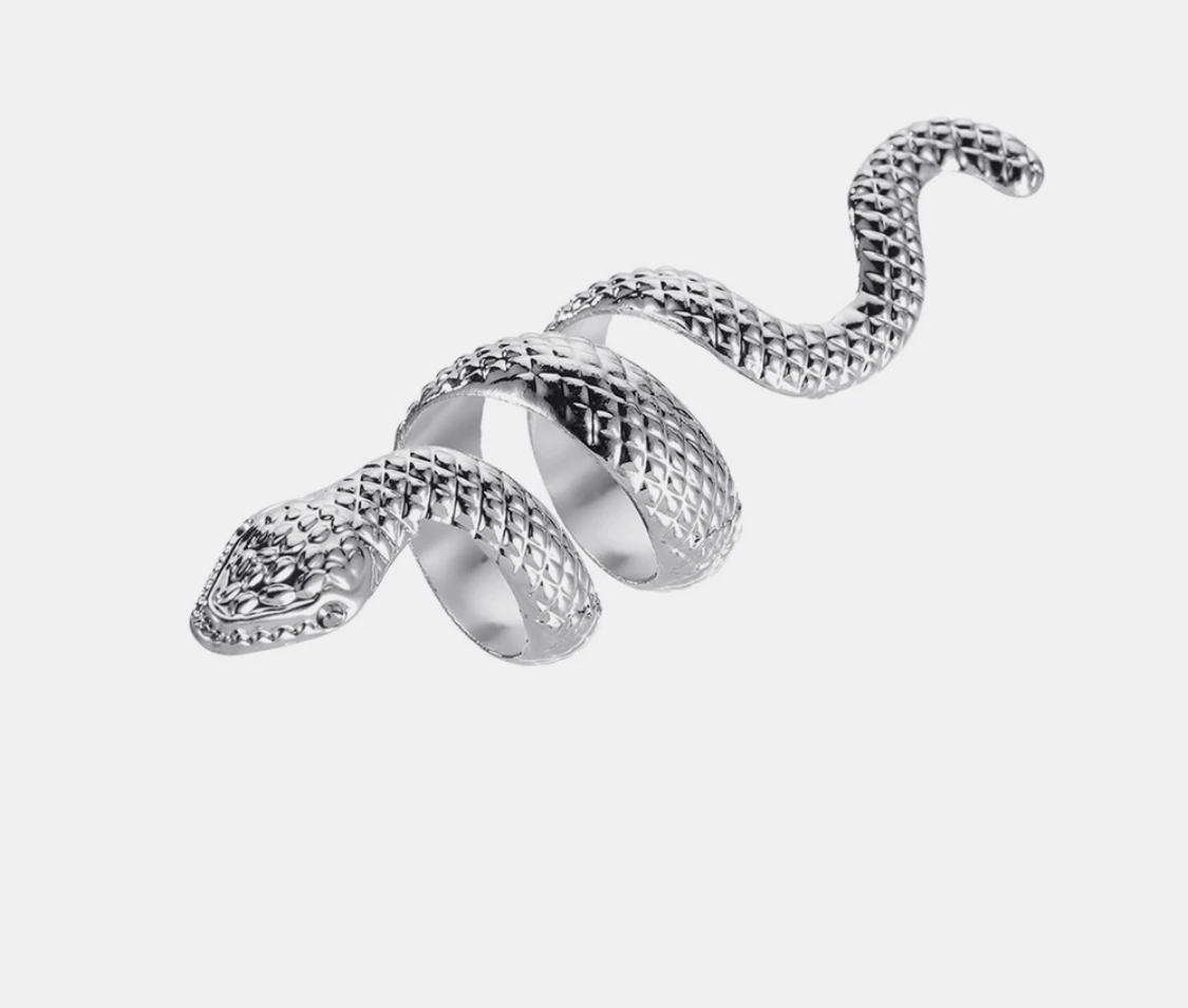 Silver snake ring - Image 3