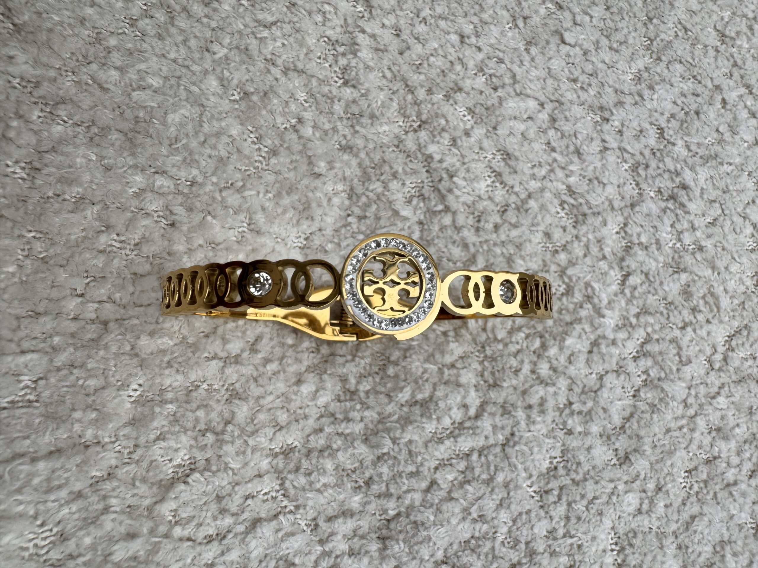 Designer inspired gold plated bracelet - Image 5