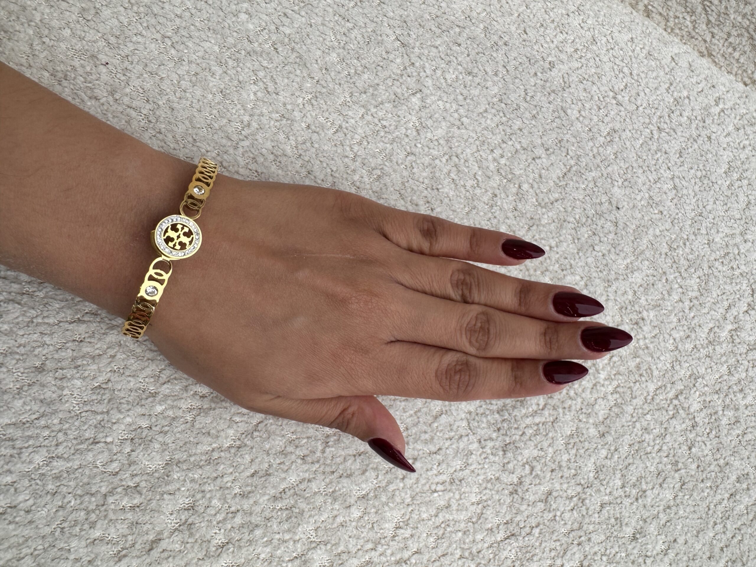 Designer inspired gold plated bracelet - Image 3