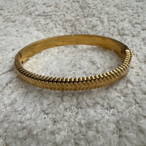 Gold Karada, elegant statement bracelet